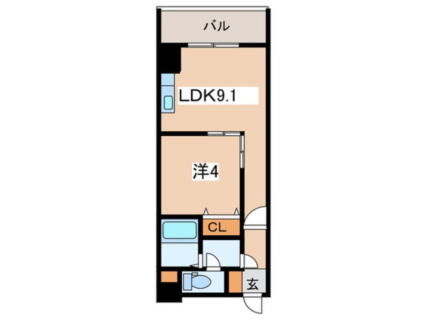間取図 コートロティS15