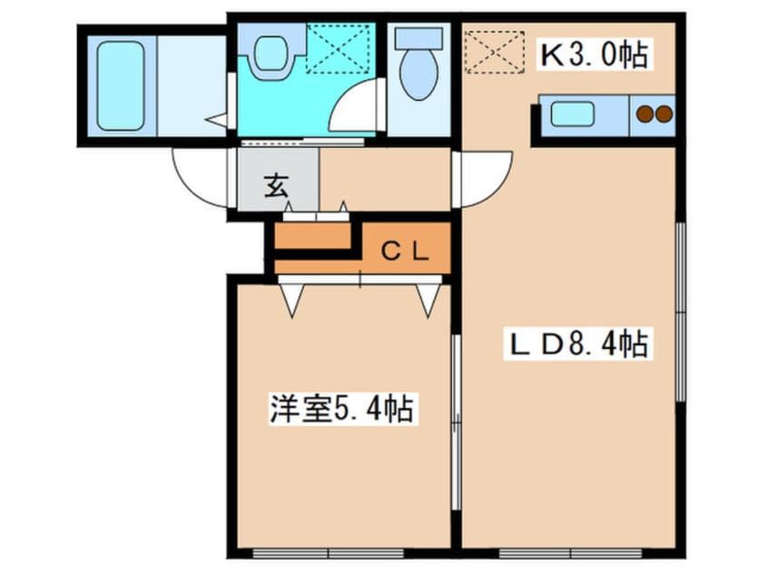 間取図 グランメ－ルアイン