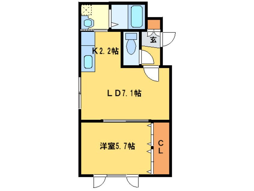 間取図 エテルノ白石