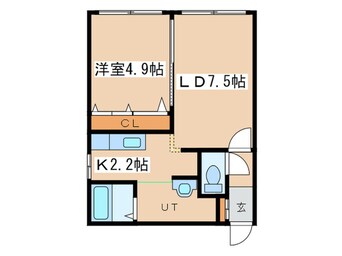 間取図 エテルノ白石