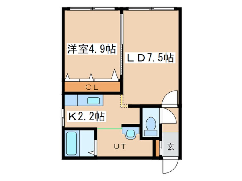 間取図 エテルノ白石