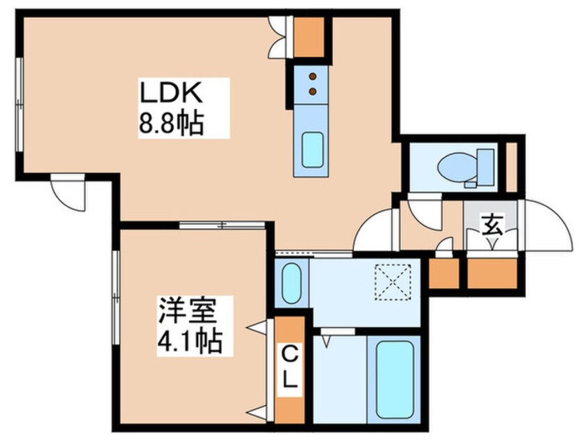 間取図 Pino kitamaruyama