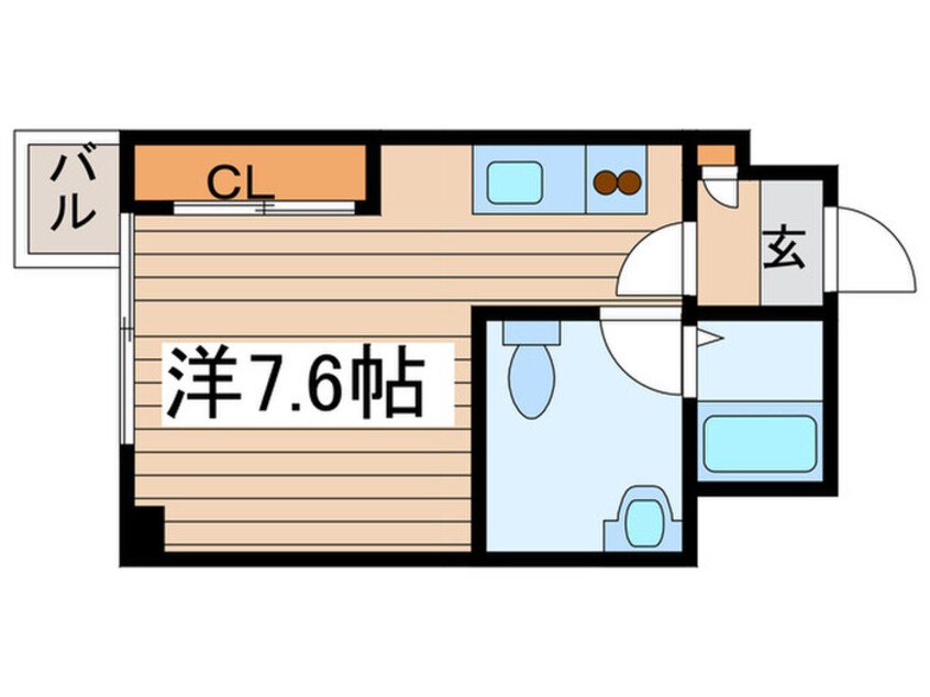 間取図 プライマル札幌北18条