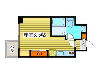 間取図 プライマル札幌北18条