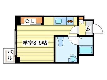 間取図 プライマル札幌北18条