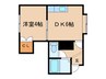 ジュネス菊水 1DKの間取り