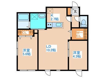 間取図 Ｃｌａｓｓ．Ｓ