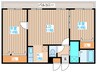 フロムコート 2LDKの間取り