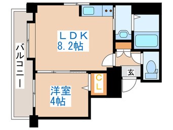 間取図 クラッセ琴似ステ－ション