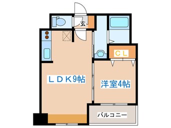 間取図 クラッセ琴似ステ－ション