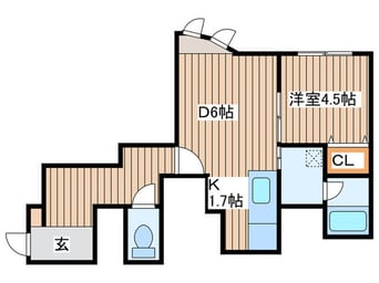 間取図 アルティス環状通Ⅰ