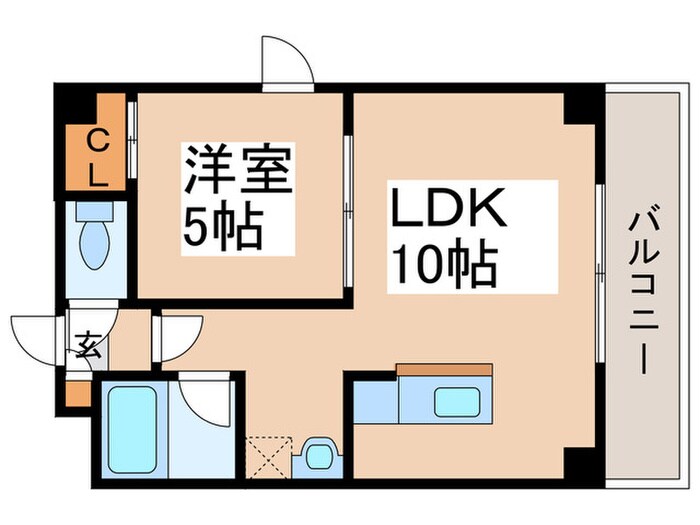 間取り図 ドエル札幌南6条Ⅱ