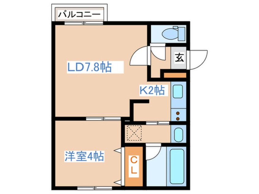 間取図 ラヴィベル澄川