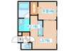Leaf 1LDKの間取り