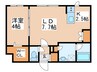 アルファスクエアS17 1LDKの間取り