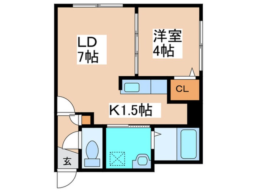 間取図 ラフィーネ栄町