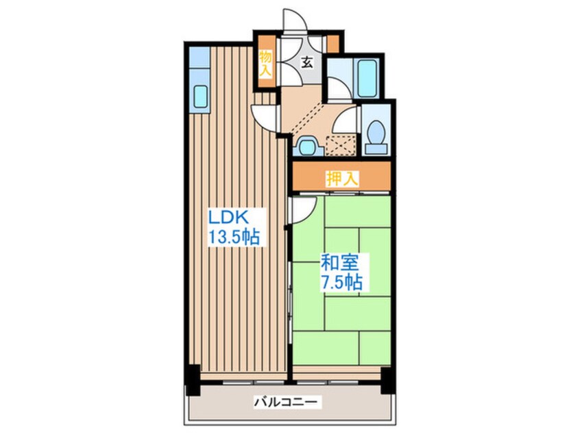 間取図 ハイデンス琴似