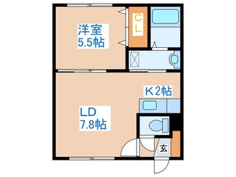 間取図 ブロッサムⅡ