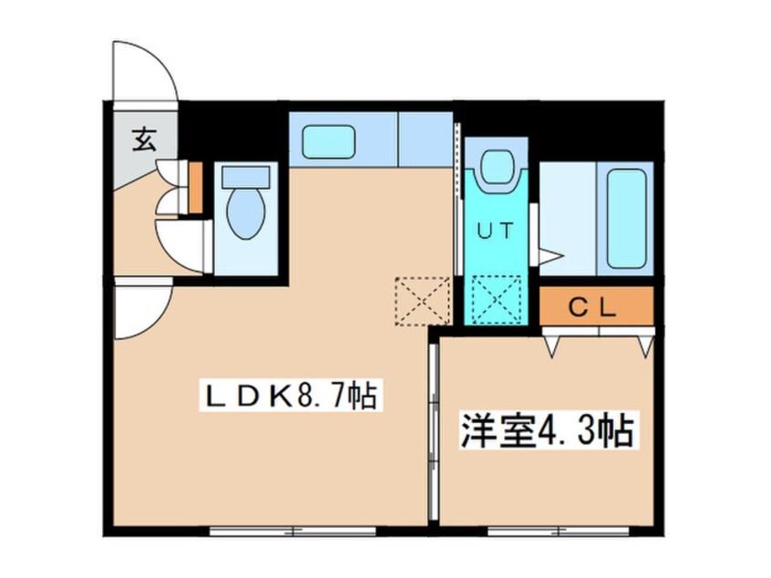 間取図 アンクレ－南郷