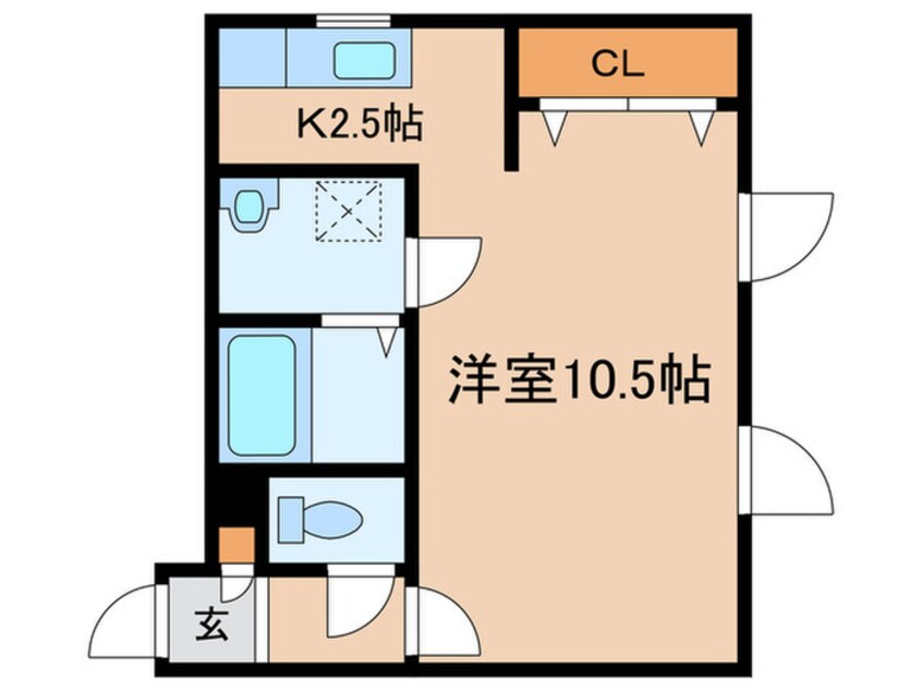 間取図 セジュール美園