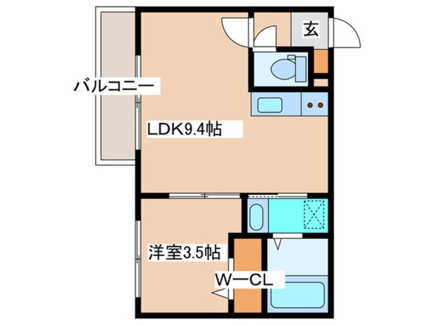 間取図 ASTAGE麻生