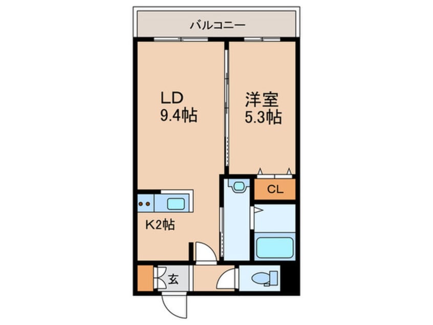 間取図 アルファスクエア福住2条