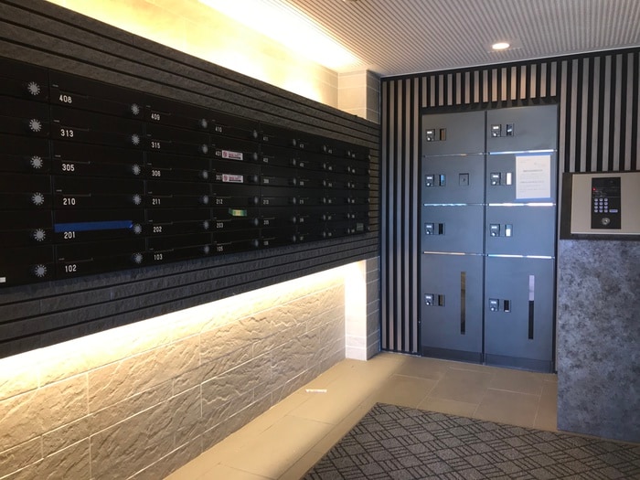 エントランス部分 アルファスクエア福住2条