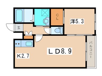 間取図 カレラ東札幌