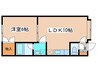 第２６大成コーポ 1LDKの間取り