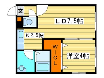 間取図 Ｌａ　Ｖｉｅ　Ｅｎ　Ｒｏｓｅ