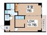 ａｐｔ Ｋ 1LDKの間取り