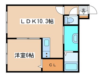 間取図 パストラーレ南郷通南