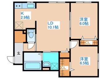 間取図 グランメールクルール