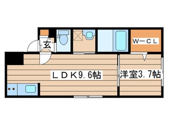 間取図 Luminous平岸
