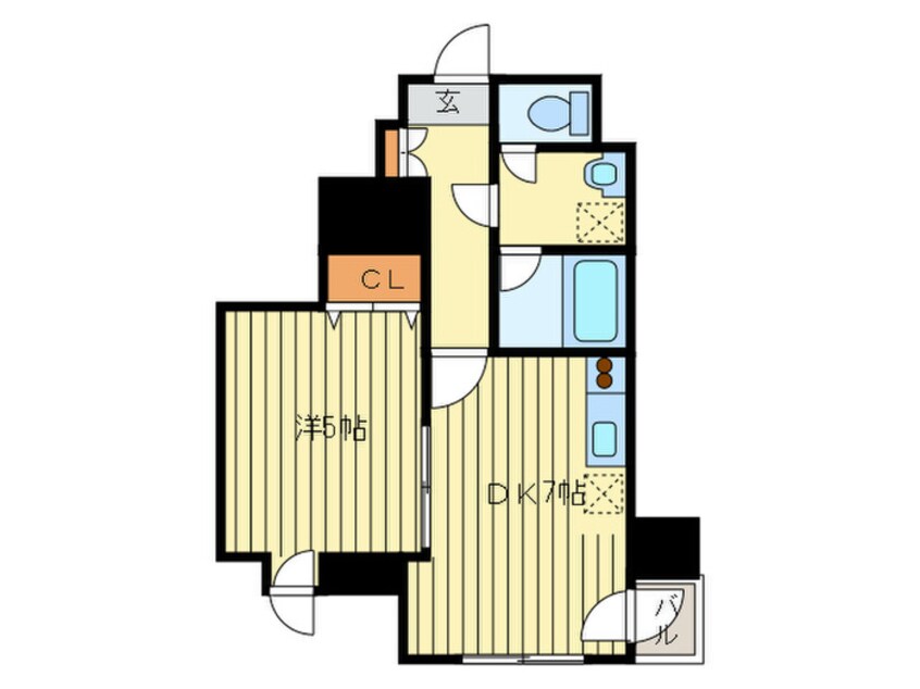 間取図 コ－トロティ大通