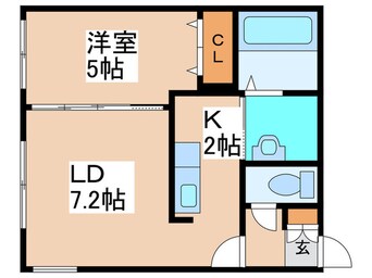 間取図 Salone南郷