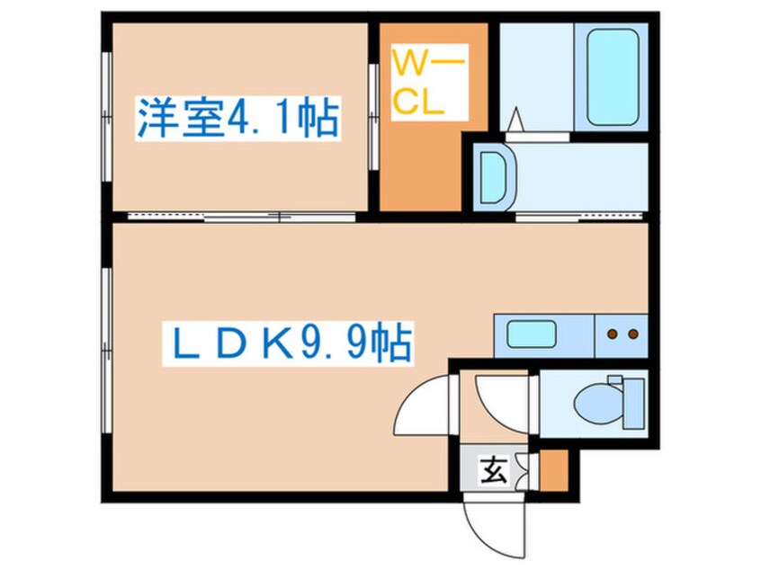 間取図 スペチアーレ宮の沢