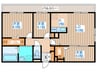 RESIDENCE SHINMEI HONGOU WEST 3LDKの間取り