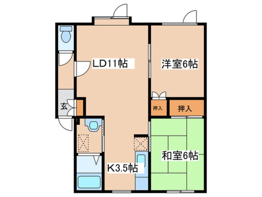 間取図 コ－トソアラ