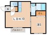 レジデンス大通公園 1LDKの間取り