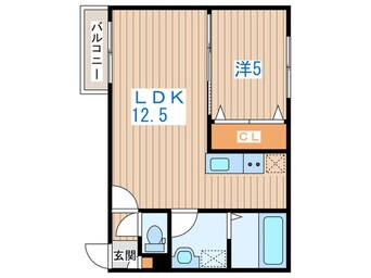 間取図 アンジュ・ロゼ