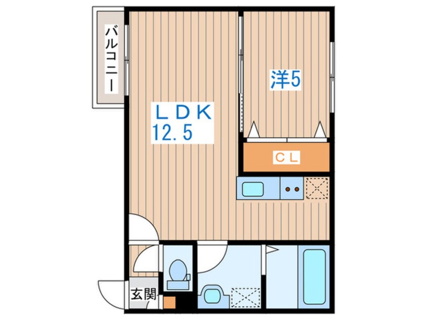 間取図 アンジュ・ロゼ