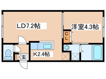 間取図 Ｖｉｅｎｔｏ美園