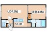 Ｖｉｅｎｔｏ美園 1LDKの間取り