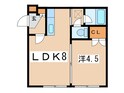 ローヤルハイツ環状通東の間取図