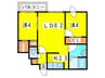 ボア ソルテS４ 2LDKの間取り