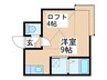 マイタウン 1Rの間取り
