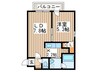 ロ－ヤルハイツ月寒西 1LDKの間取り
