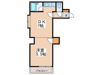 間取図 南１西１８丁目ビル