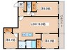 BRAMA南11条 3LDKの間取り
